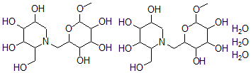 CAS#: 132438-21-2， 2-(Hydroxymethyl)-1-[(3,4,5-Trihydroxy-6-Methoxyoxan-2-Yl)Methyl]Piperidine-3,4,5-Triol Trihydrate