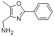 structure of CAS# 132451-28-6, 5-Methyl-2-Phenyl-4-Oxazolemethanamine;(5-Methyl-2-Phenyl-1,3-Oxazol-4-Yl)Methylamine 95%;(5-METHYL-2-PHENYL-1,3-OXAZOL-4-YL)METHYLAMINE;(5-METHYL-2-PHENYL-OXAZOL-4-YL)-METHYLAMINE