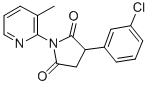 CAS#: 132458-99-2， 3-(3-Chlorophenyl)-1-(3-Methylpyridin-2-Yl)Pyrrolidine-2,5-Dione