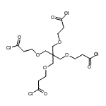 CAS#: 132491-88-4， 3-{3-(3-Chloro-3-Oxopropoxy)-2,2-Bis[(3-Chloro-3-Oxopropoxy)Methyl]Propoxy}Propanoyl Chloride