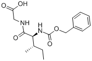 结构式 CAS# 13254-04-1, N-(N-((苯基甲氧基)羰基)-L-异亮氨酰)甘氨酸