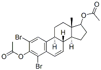 CAS#: 132633-86-4， [(8R,9S,13S,14S)-3-Acetyloxy-2,4-Dibromo-13-Methyl-8,9,11,12,14,15,16,17-Octahydrocyclopenta[a]Phenanthren-17-Yl] Acetate