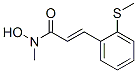 CAS#: 132734-43-1， (E)-N-Hydroxy-N-Methyl-3-(2-Methylsulfanylphenyl)Prop-2-Enamide