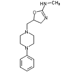 CAS#: 132786-16-4， N-Methyl-5-[(4-Phenyl-1-Piperazinyl)Methyl]-4,5-Dihydro-1,3-Oxazol-2-Amine