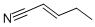 structure of CAS# 13284-42-9, 2-Pentenenitrile;(E)-Pent-2-Enenitrile;77005_Fluka;(2E)-Pent-2-Enenitrile
