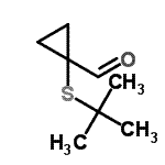 CAS#: 132866-22-9， 1-[(2-Methyl-2-Propanyl)Sulfanyl]Cyclopropanecarbaldehyde