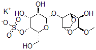 CAS#: 132895-19-3， Potassium [(2R,3R,4R,5R,6S)-4,5-Dihydroxy-6-[[(1S,2R,3S,5S)-2-Hydroxy-3-Methoxy-4,7-Dioxabicyclo[3.2.1]Octan-8-Yl]Oxy]-2-(Hydroxymethyl)Oxan-3-Yl] Sulfate