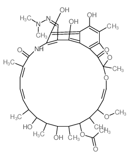 CAS#: 13292-34-7， 3-((Dimethylhydrazono)Methyl)Rifamycin Sv