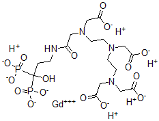 CAS#: 133019-01-9， Gadolinium Dtpa-1-hydroxy-3-aminopropane-1,1-diphosphonate