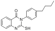 CAS#: 133032-36-7， 3-(4-Butylphenyl)-2-Sulfanylidene-1H-Quinazolin-4-One