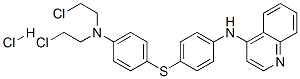 CAS#: 133041-55-1， N-[4-[4-[Bis(2-Chloroethyl)Amino]Phenyl]Sulfanylphenyl]Quinolin-4-Amine Hydrochloride