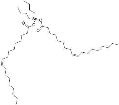 structure of CAS# 13323-62-1, Dibutyl Tin Dioleate;(Dibutyl-Octadec-9-Enoyloxystannyl) (Z)-Octadec-9-Enoate;[Dibutyl-[(Z)-Octadec-9-Enoyl]Oxy-Stannyl] (E)-Octadec-9-Enoate;(Dibutyl-Octadec-9-Enoyloxy-Stannyl) (Z)-Octadec-9-Enoate