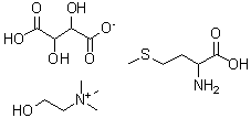 CAS#: 1334-17-4， 2-Hydroxy-N,N,N-Trimethylethanaminium 3-Carboxy-2,3-Dihydroxypropanoate Methionine (1:1:1)