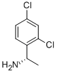 结构式 CAS# 133492-69-0, (alphaS)-2,4-二氯-alpha-甲基-苯甲胺