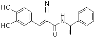 CAS#: 133550-32-0， (2E)-2-Cyano-3-(3,4-Dihydroxyphenyl)-N-[(1R)-1-Phenylethyl]Acrylamide