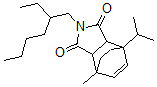 CAS#: 13358-11-7， 2-(2-Ethylhexyl)-3a,4,7,7a-tetrahydro-4-methyl-7-(1-methylethyl)-4,7-Ethano-1H-isoindole-1,3(2H)-dione