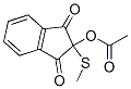 CAS#: 13364-81-3， 2-(Acetyloxy)-2-(Methylthio)-1H-Indene-1,3(2H)-Dione