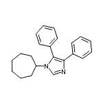 CAS#: 133657-06-4， 1-Cycloheptyl-4,5-Diphenyl-1H-Imidazole