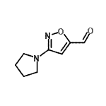 CAS#: 133674-50-7， 3-(1-Pyrrolidinyl)-1,2-Oxazole-5-Carbaldehyde