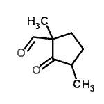 CAS#: 133785-11-2， 1,3-Dimethyl-2-Oxocyclopentanecarbaldehyde