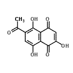 CAS#: 13379-24-3， 6-Acetyl-2,5,8-Trihydroxy-1,4-Naphthoquinone