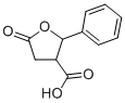 structure of CAS# 13389-88-3, Tetrahydro-5-Oxo-2-Phenyl-3-Furancarboxylic Acid;5-Oxo-2-Phenyl-Tetrahydro-Furan-3-Carboxylic Acid;TETRAHYDRO-5-OXO-2-PHENYLFURAN-3-CARBOXYLIC ACID