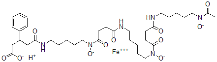 CAS#: 134001-02-8， Ferric-N-(3-phenylglutaryl)desferrioxamine B