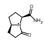 CAS#: 134024-01-4， (3S,7aR)-5-Oxohexahydro-1H-Pyrrolizine-3-Carboxamide