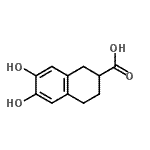 CAS#: 134101-50-1， 6,7-Dihydroxy-1,2,3,4-Tetrahydro-2-Naphthalenecarboxylic Acid
