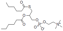 CAS#: 134153-58-5， (2-Hexanoyloxy-3-Hexanoylsulfanylpropyl) 2-Trimethylazaniumylethyl Phosphate