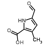 CAS#: 134209-74-8， 5-Formyl-3-Methyl-1H-Pyrrole-2-Carboxylic Acid