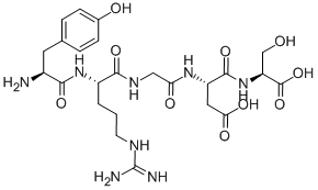 CAS#: 134282-68-1， L-Tyrosyl-L-Arginylglycyl-L-alpha-Aspartyl-L-Serine