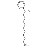 structure of CAS# 134319-42-9, 1-(2-Pyridinyl)-1-Undecanone;2-Undecanoylpyridine