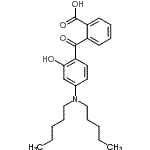 CAS#: 134338-99-1， 2-[4-(Dipentylamino)-2-Hydroxybenzoyl]Benzoic Acid