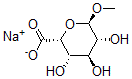 CAS#: 134355-31-0， Sodium (2R,3S,4S,5R,6R)-3,4,5-Trihydroxy-6-Methoxyoxane-2-Carboxylate