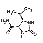CAS 登录号：134359-79-8， (4S,5S)-5-异丙基-2-氧代-4-咪唑烷甲酰胺