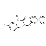 CAS 登录号：134362-34-8， 甲基4-氟-N-{[(2-甲基-2-丙基)氧基]羰基}-L-苯丙氨酸酯