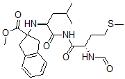 CAS#: 134406-59-0， Methyl 2-[[(2S)-1-[[(2S)-2-Formamido-4-Methylsulfanylbutanoyl]Amino]-4-Methyl-1-Oxopentan-2-Yl]Amino]-1,3-Dihydroindene-2-Carboxylate