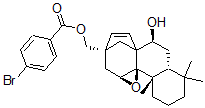 CAS#: 134513-16-9， (7beta,8beta,11beta,13beta)-9,11-Epoxy-7-Hydroxy-17-Norkaur-15-Ene-13 Methanol alpha-(4-Bromobenzoate)