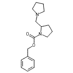 CAS 登录号：134591-58-5， 2-(1-吡咯烷基甲基)-1-吡咯烷羧酸苄酯