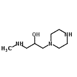 CAS 登录号：134699-02-8， 1-(甲基氨基)-3-(1-哌嗪基)-2-丙醇