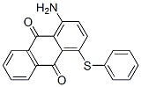 CAS 登录号：13483-52-8， 1-氨基-4-(苯基硫代)-9,10-蒽二酮