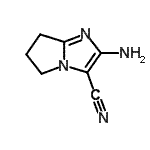 CAS#: 134881-51-9， 2-Amino-6,7-Dihydro-5H-Pyrrolo[1,2-a]Imidazole-3-Carbonitrile