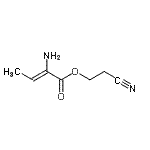 CAS#: 134957-00-9， 2-Cyanoethyl (2Z)-2-Amino-2-Butenoate