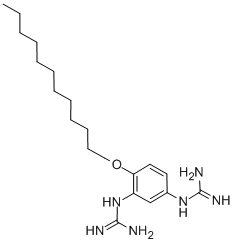 CAS#: 135-43-3， 2-[5-(Diaminomethylideneamino)-2-Dodecoxyphenyl]Guanidine