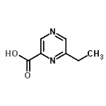 CAS#: 13515-09-8， 6-Ethyl-2-Pyrazinecarboxylic Acid