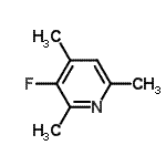 CAS#: 135183-05-0， 3-Fluoro-2,4,6-Trimethylpyridine