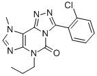 CAS#: 135445-81-7， 3-(2-Chlorophenyl)-6,9-Dihydro-9-Methyl-6-Propyl-5H-1,2,4-Triazolo[3,4-I]Purin-5-One
