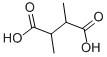 structure of CAS# 13545-04-5, 2,3-Dimethyl-Butanedioic Acid;Zinc00388420