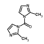 structure of CAS# 13551-83-2, Bis(2-Methyl-1H-Imidazol-1-Yl)Methanone;1,1′-Carbonylbis(2-methylimidazole);1,1'-CARBONYLBIS;1,1'-CARBONYLBIS(2-METHYLIMIDAZOLE)